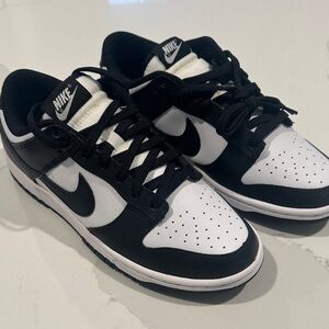 Nike Pandas!  Nike Men's/Womens Classic Black and White Sneakers